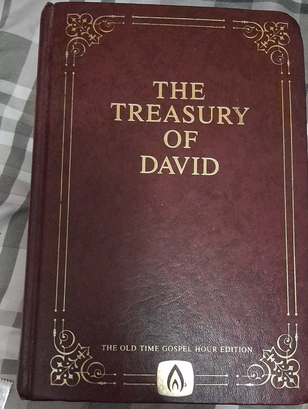 The Treasury of David - Brown Hardcover Devotional Book , THE OLD TIME GOSPEL